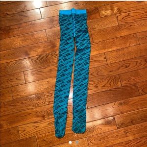 Maison Soksi Blue Luxury Tights | Poshmark
